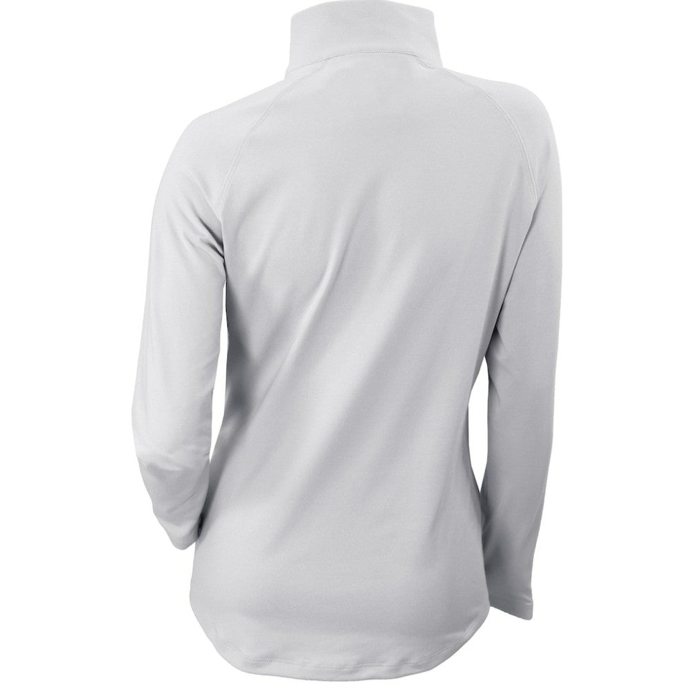 Atlanta Braves Columbia Women's Omni-Wick Outward Nine Quarter-Zip Pullover Top Near Me