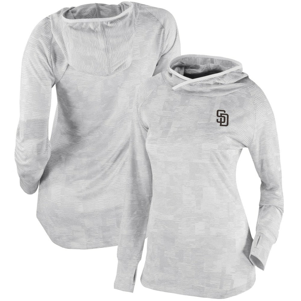 San Diego Padres Columbia Women's Omni-Wick Sunday Ball Pullover Hoodie Sale