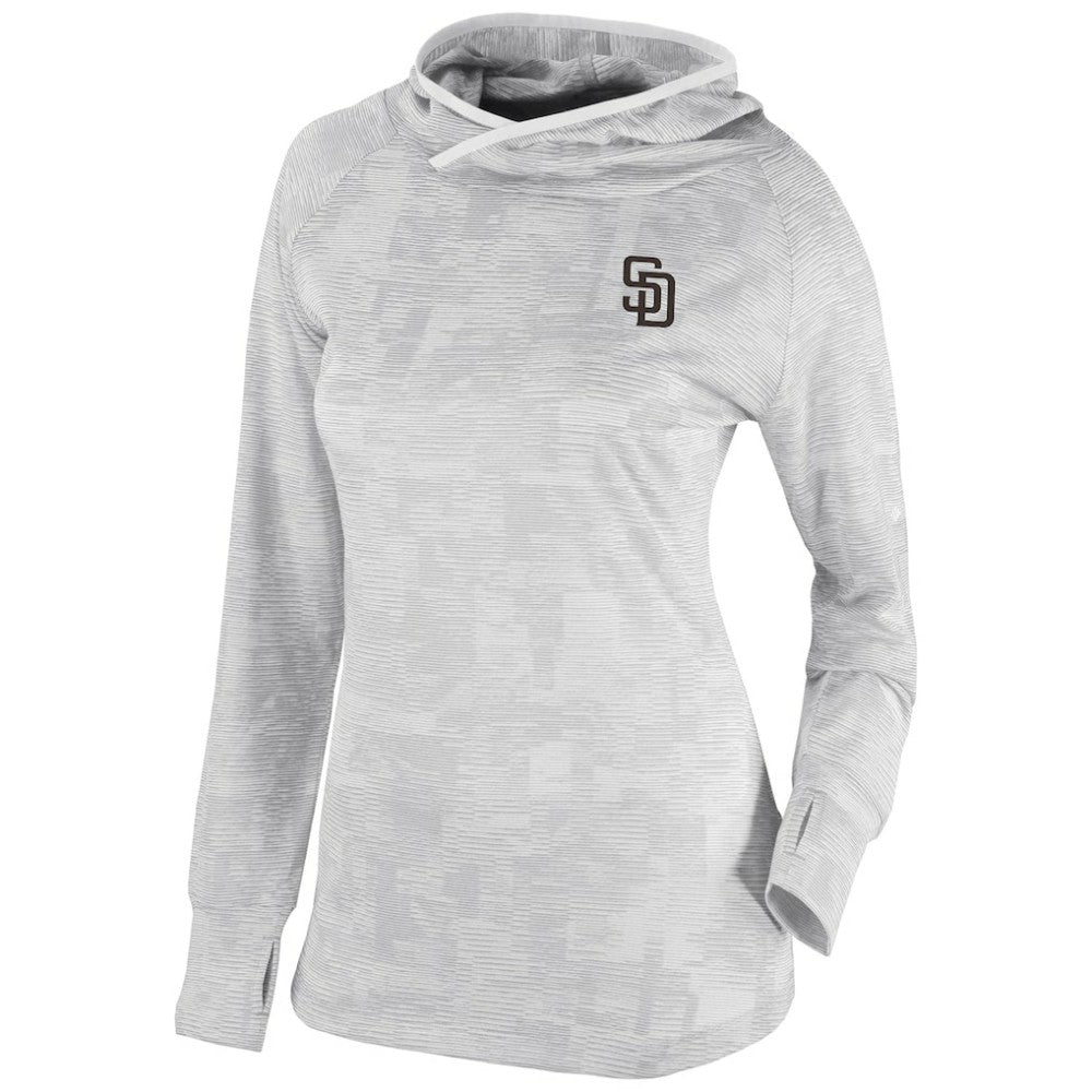 San Diego Padres Columbia Women's Omni-Wick Sunday Ball Pullover Hoodie Sale