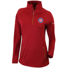 Chicago Cubs Columbia Women's Omni-Wick Outward Nine Quarter-Zip Pullover Top for sale