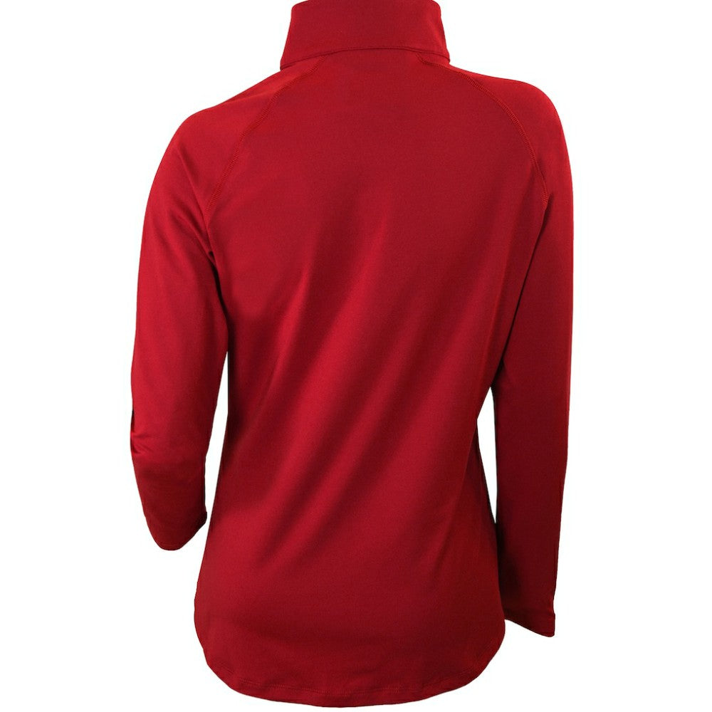 Chicago Cubs Columbia Women's Omni-Wick Outward Nine Quarter-Zip Pullover Top for sale