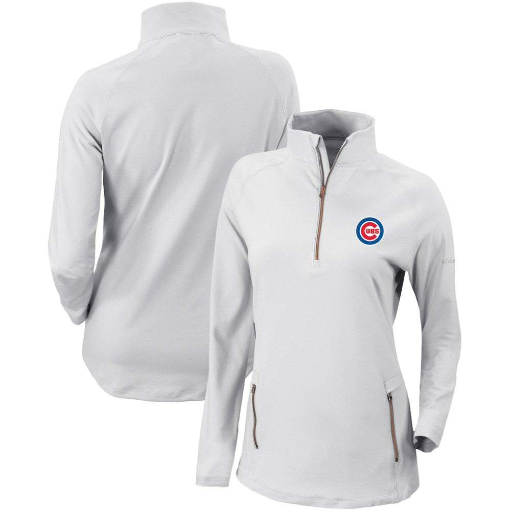 Chicago Cubs Columbia Women's Omni-Wick Outward Nine Quarter-Zip Pullover Top Lifestyle