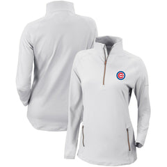 Chicago Cubs Columbia Women's Omni-Wick Outward Nine Quarter-Zip Pullover Top Lifestyle