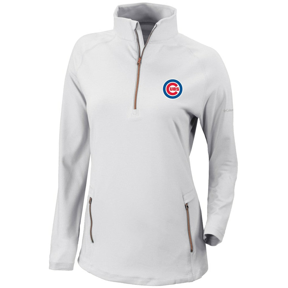 Chicago Cubs Columbia Women's Omni-Wick Outward Nine Quarter-Zip Pullover Top Lifestyle