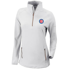 Chicago Cubs Columbia Women's Omni-Wick Outward Nine Quarter-Zip Pullover Top Lifestyle