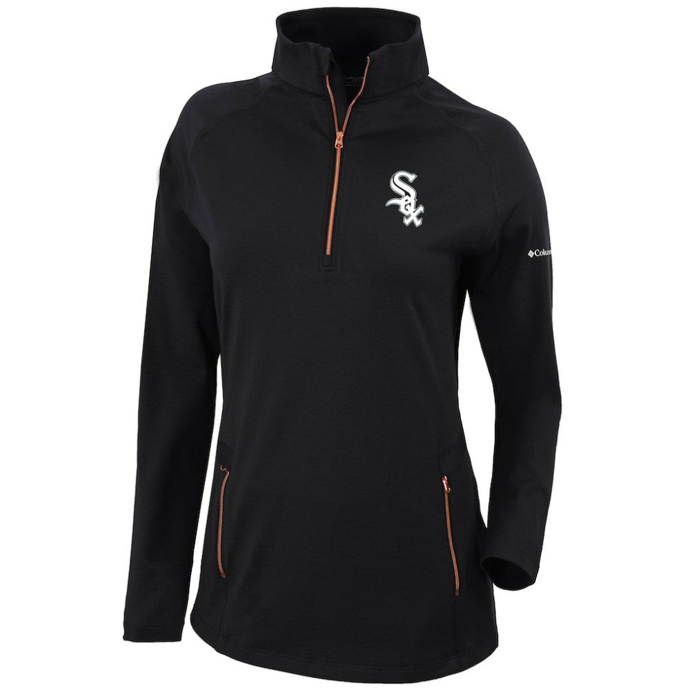 Chicago White Sox Columbia Women's Omni-Wick Outward Nine Quarter-Zip Pullover Top for sale
