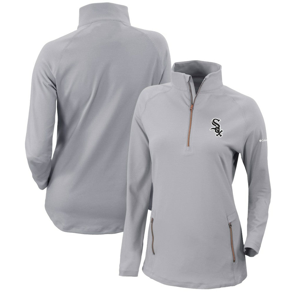 Chicago White Sox Columbia Women's Omni-Wick Outward Nine Quarter-Zip Pullover Top Online