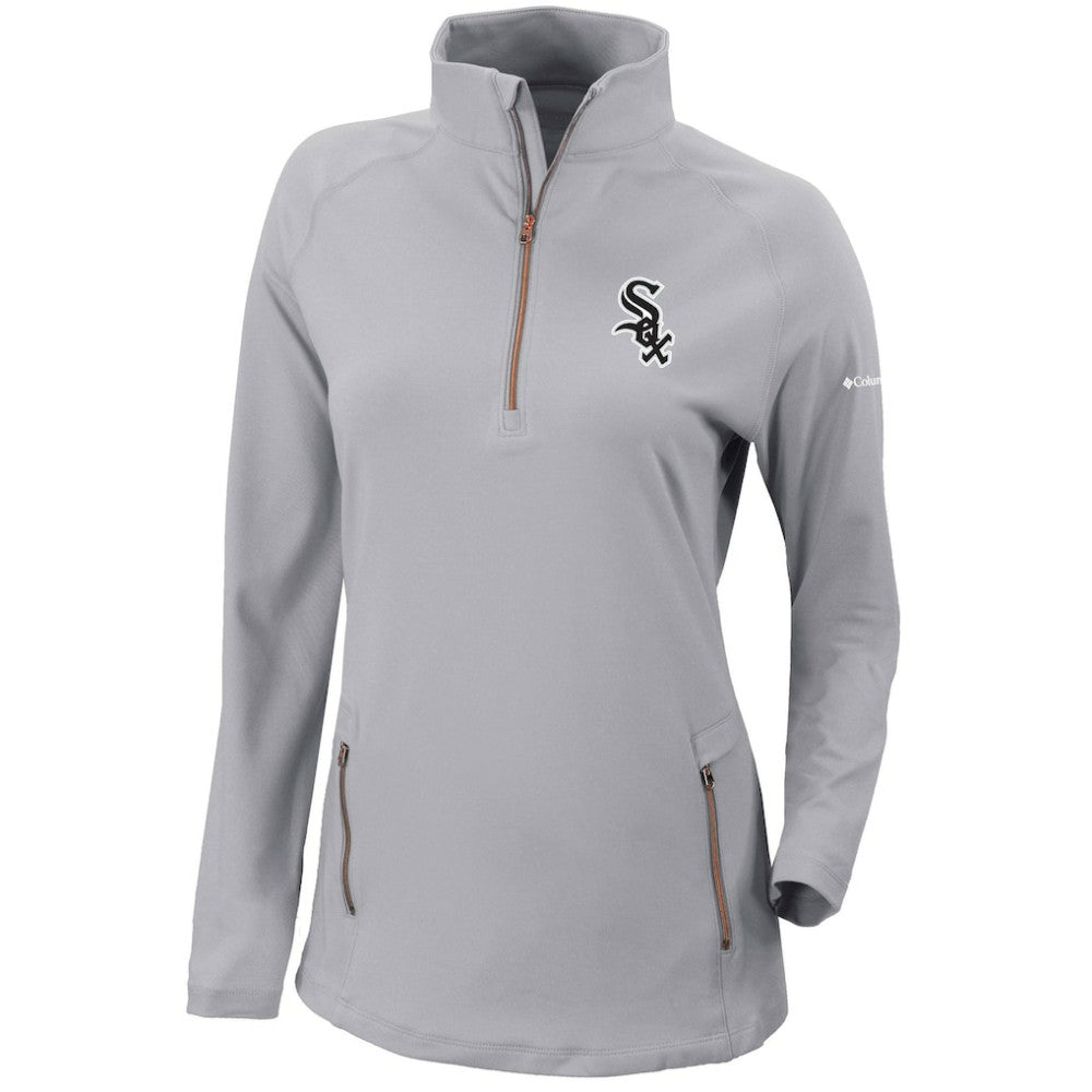 Chicago White Sox Columbia Women's Omni-Wick Outward Nine Quarter-Zip Pullover Top Online