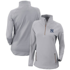 New York Yankees Columbia Women's Omni-Wick Outward Nine Quarter-Zip Pullover Top On Sale