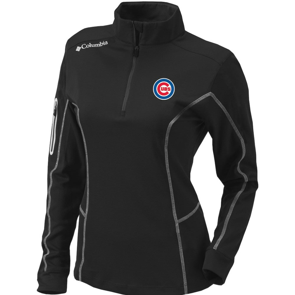 Chicago Cubs Columbia Women's Omni-Wick Shotgun Quarter-Zip Pullover Top Sale