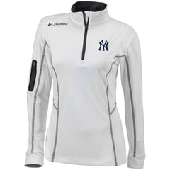 New York Yankees Columbia Women's Omni-Wick Shotgun Quarter-Zip Pullover Top Sale