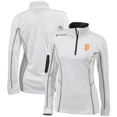 San Francisco Giants Columbia Women's Omni-Wick Shotgun Quarter-Zip Pullover Top Online