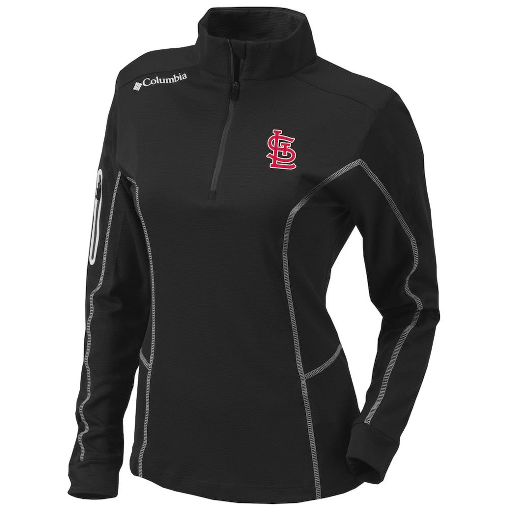St. Louis Cardinals Columbia Women's Omni-Wick Shotgun Quarter-Zip Pullover Top On Sale