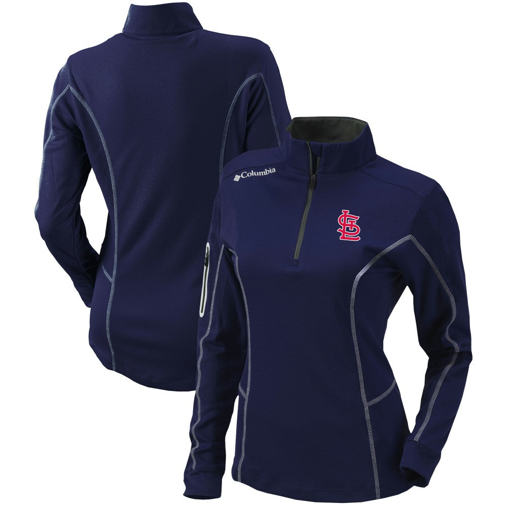 St. Louis Cardinals Columbia Women's Omni-Wick Shotgun Quarter-Zip Pullover Top for sale