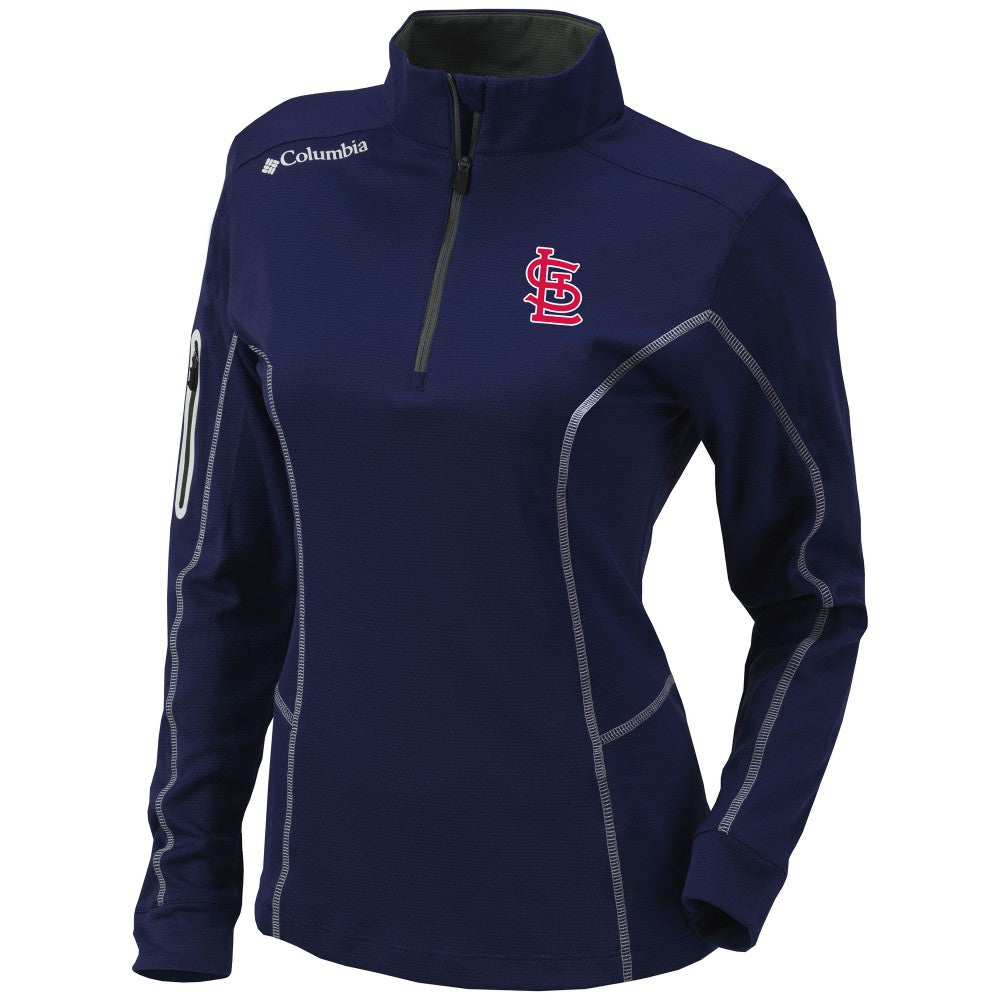 St. Louis Cardinals Columbia Women's Omni-Wick Shotgun Quarter-Zip Pullover Top for sale