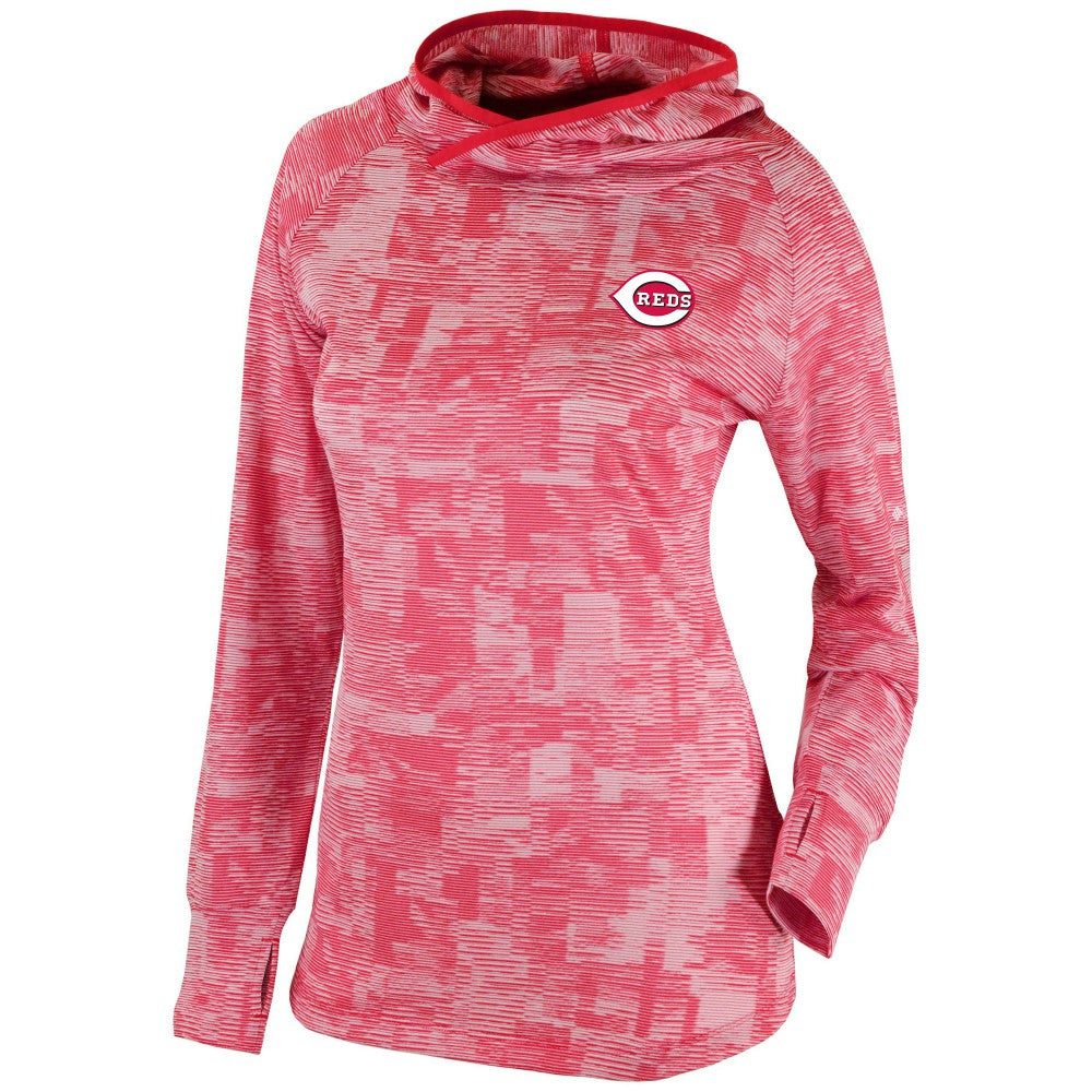 Cincinnati Reds Columbia Women's Omni-Wick Sunday Ball Pullover Hoodie Online