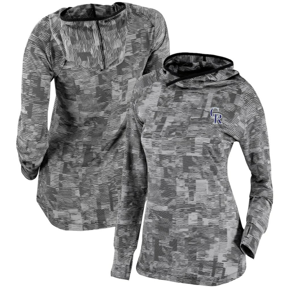 Colorado Rockies Columbia Women's Omni-Wick Sunday Ball Pullover Hoodie Lifestyle