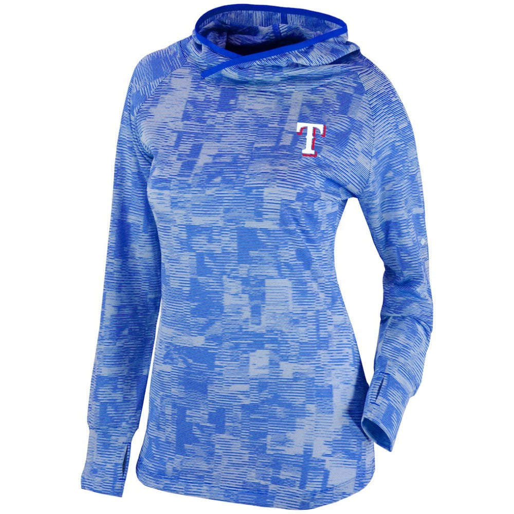 Texas Rangers Columbia Women's Omni-Wick Sunday Ball Pullover Hoodie Online