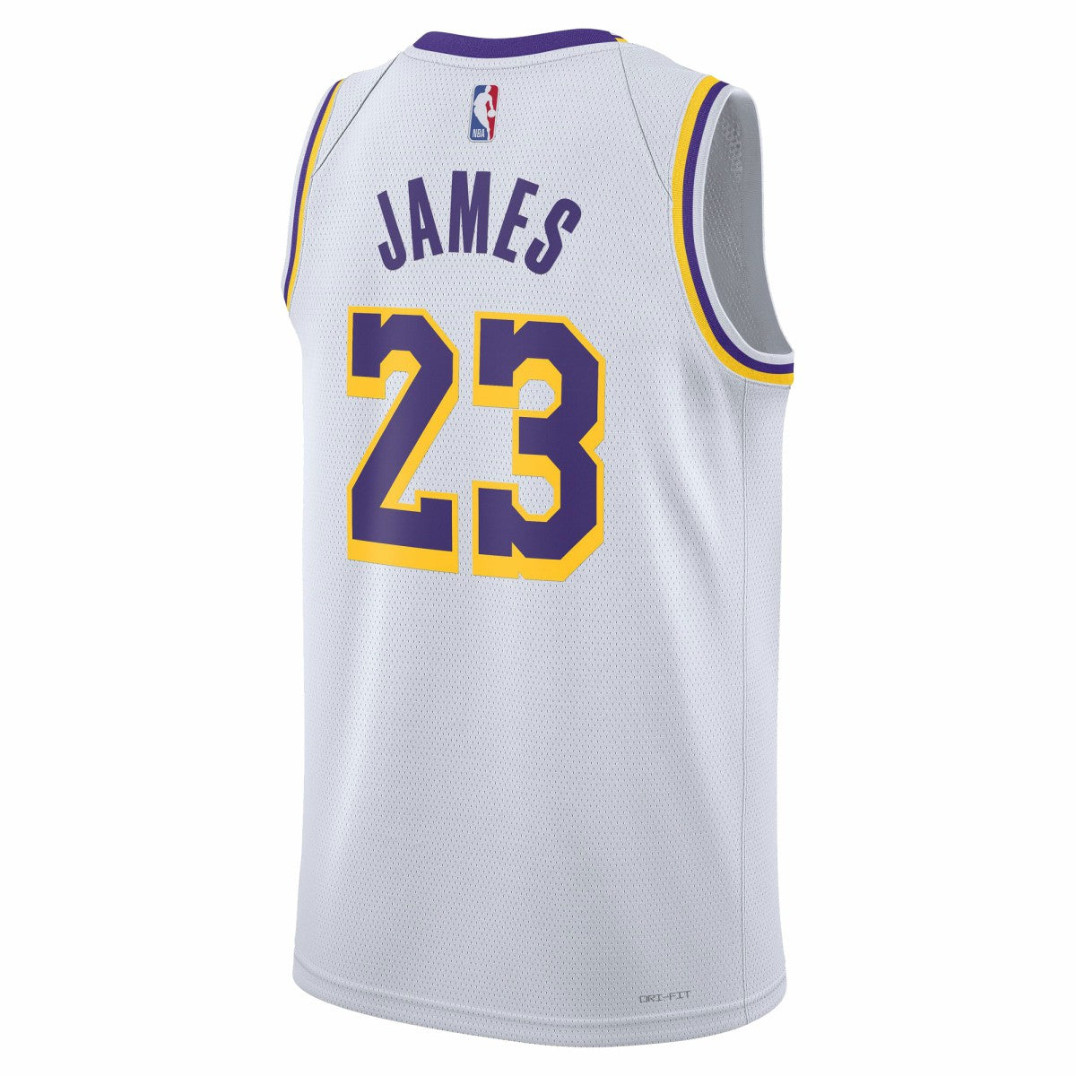 Nike - LeBron James Los Angeles Lakers Unisex Swingman Jersey - Association Edition - White