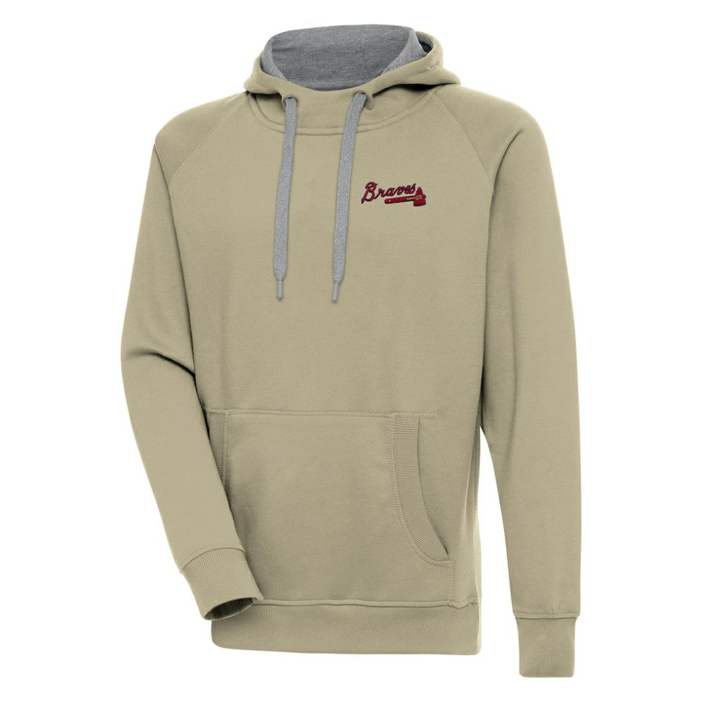 Atlanta Braves Antigua Victory Pullover Hoodie Near Me
