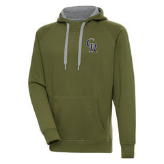 Colorado Rockies Antigua Victory Pullover Hoodie Near Me
