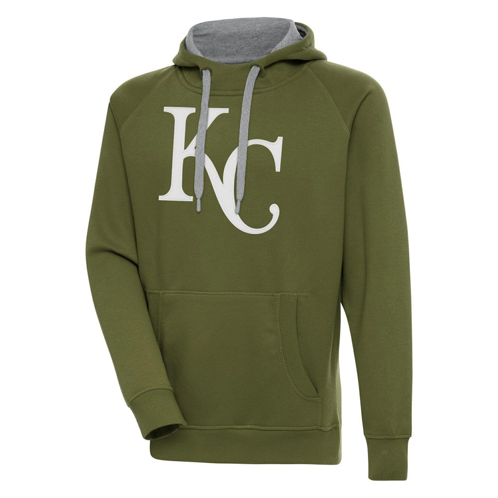 Kansas City Royals Antigua Victory Pullover Hoodie Lifestyle