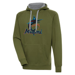 Miami Marlins Antigua Victory Pullover Hoodie Near Me