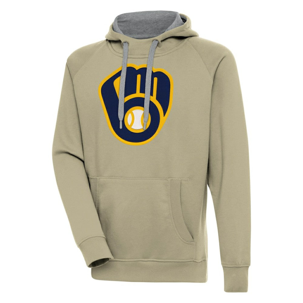 Milwaukee Brewers Antigua Victory Pullover Hoodie Sale