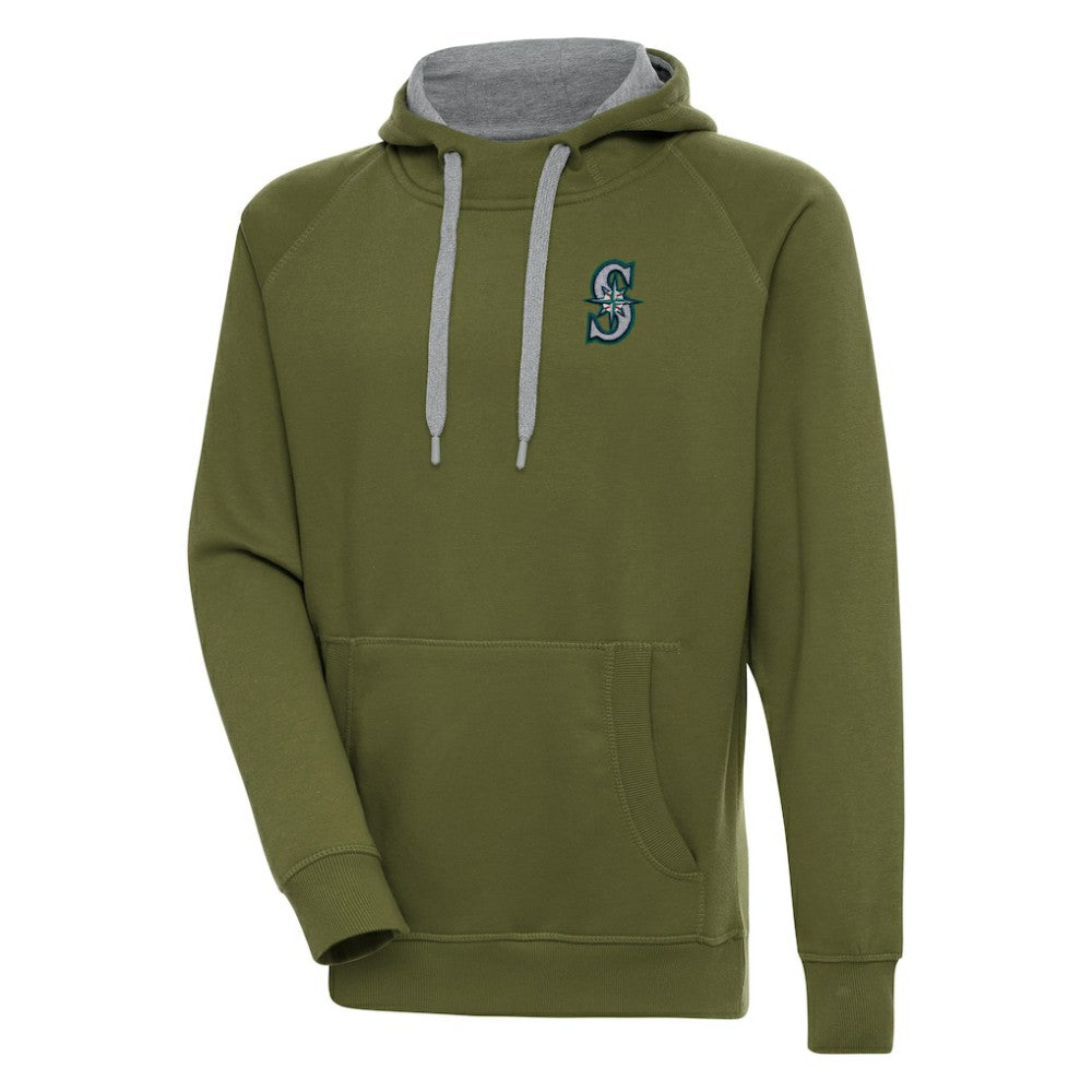 Seattle Mariners Antigua Victory Pullover Hoodie Clearance