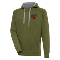 Washington Nationals Antigua Victory Pullover Hoodie Lifestyle