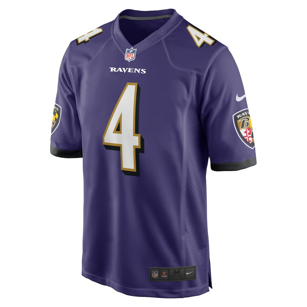 Zay Flowers Baltimore Ravens Game Jersey - Purple | NFL Jerseys