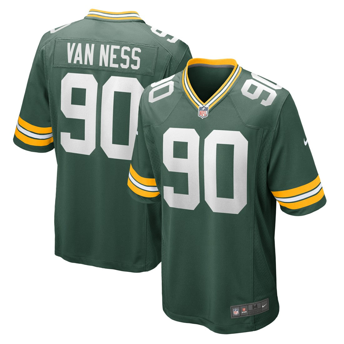 Lukas Van Ness Green Bay Packers Game Jersey - Green | NFL Jerseys