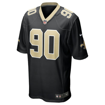 Bryan Bresee New Orleans Saints Game Jersey - Black | NFL Jerseys