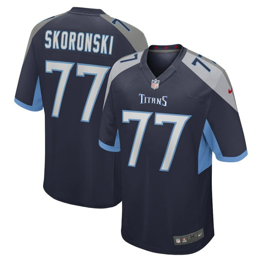 Peter Skoronski Tennessee Titans Game Jersey - Navy | NFL Jerseys