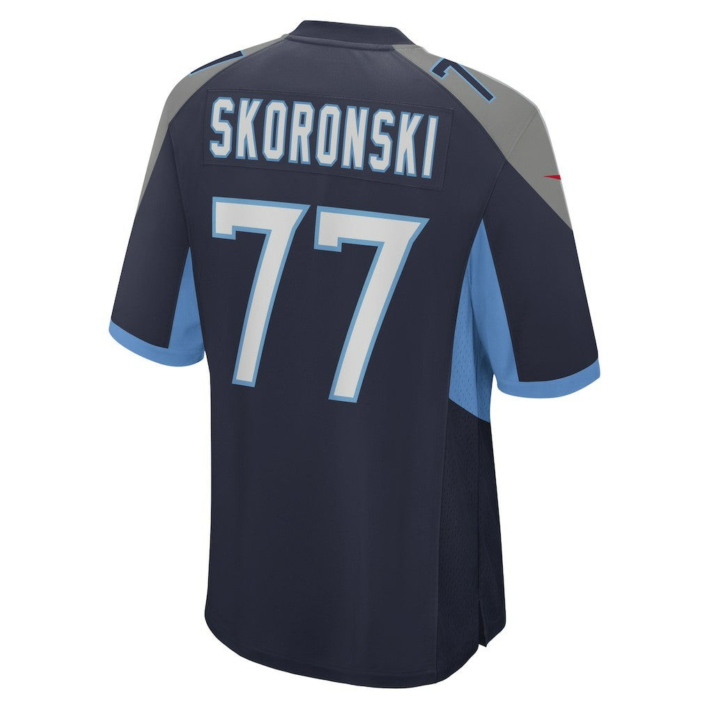 Peter Skoronski Tennessee Titans Game Jersey - Navy | NFL Jerseys