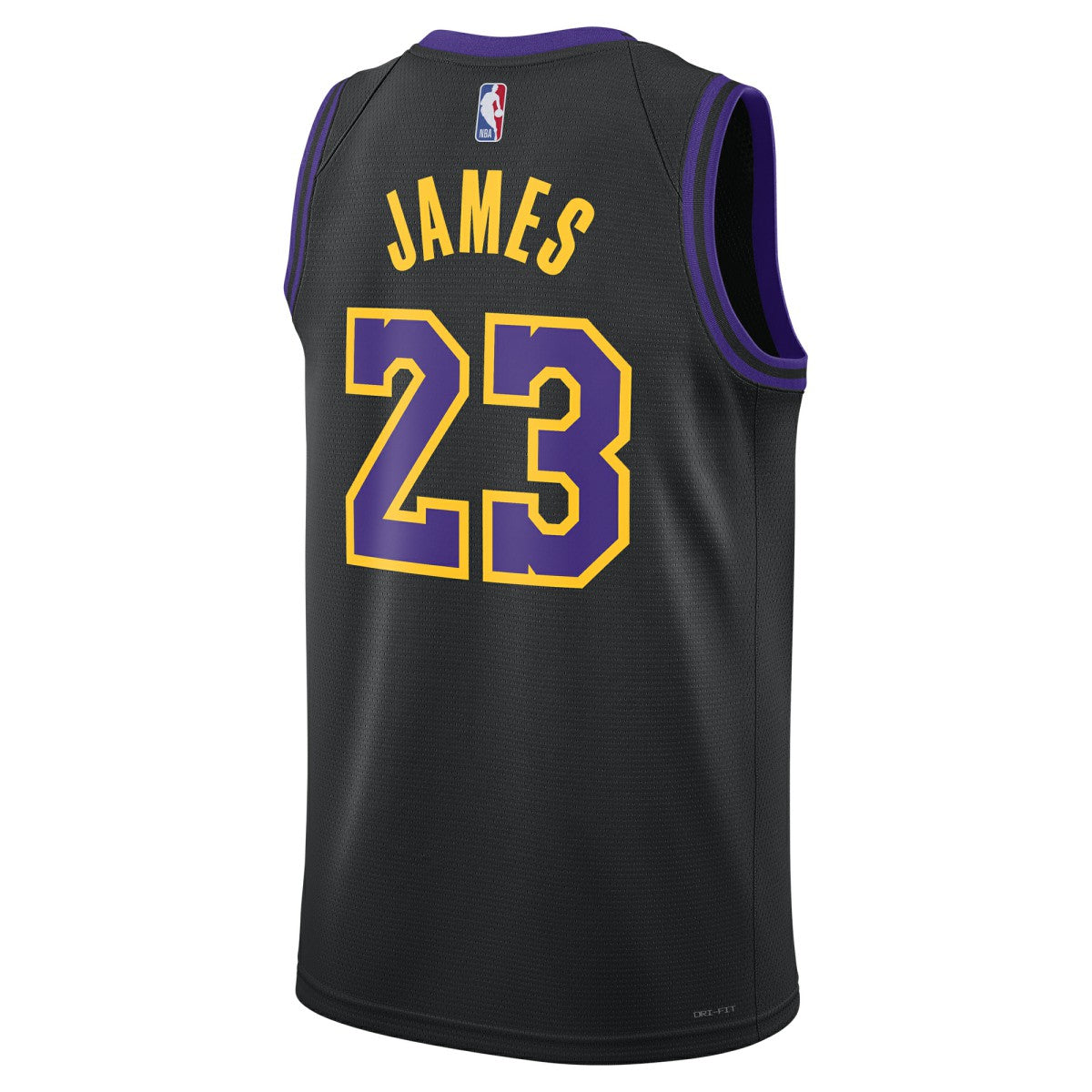 Nike - LeBron James Los Angeles Lakers Unisex 2025/26 Swingman Jersey - Black - City Edition