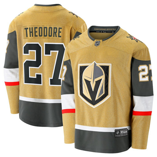 Shea Theodore Vegas Golden Knights Fanatics Home Breakaway Jersey - Gold | NHL Jerseys