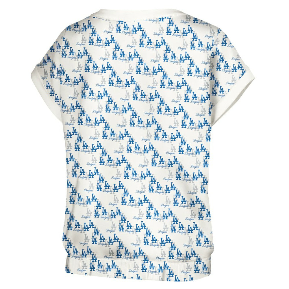 Los Angeles Dodgers Lusso Women's Madge Dolman Tri-Blend T-Shirt Clearance