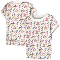 Atlanta Braves Lusso Women's Madge Dolman Tri-Blend T-Shirt Online