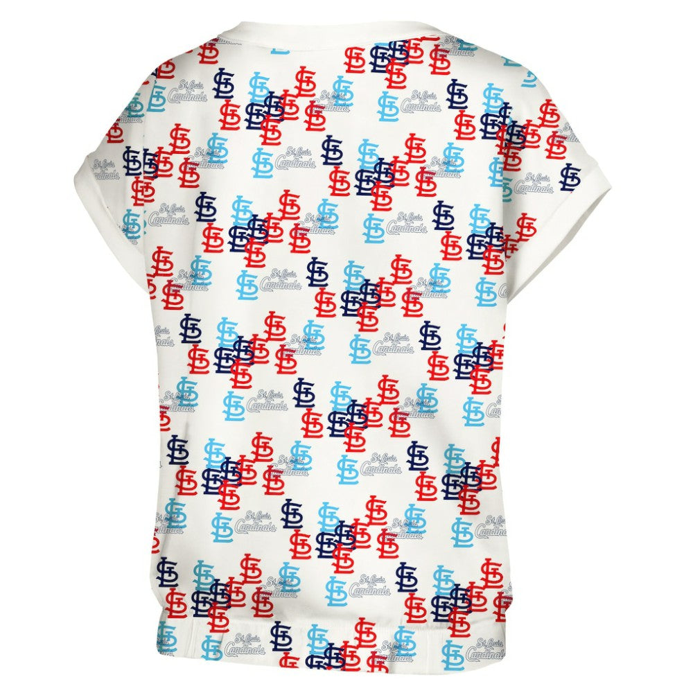 St. Louis Cardinals Lusso Women's Madge Dolman Tri-Blend T-Shirt Sale