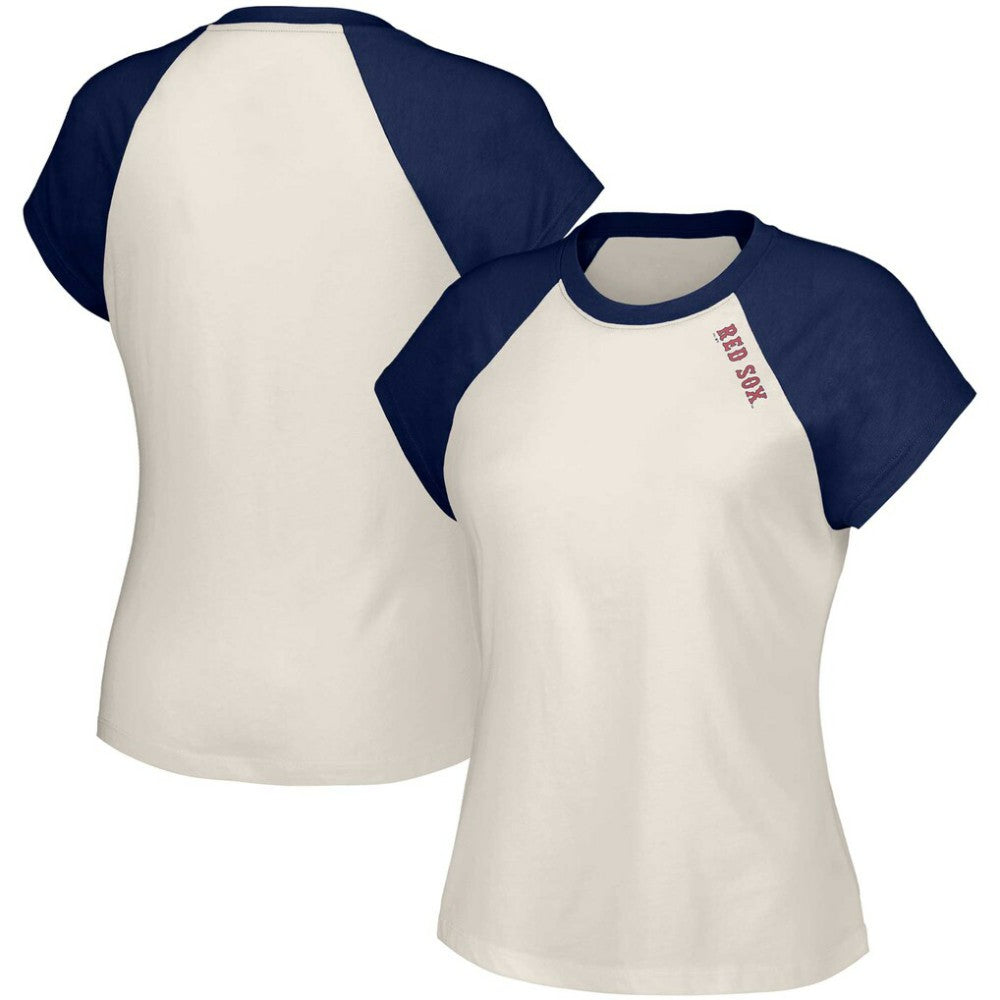 Boston Red Sox Lusso Women's Nikki Raglan T-Shirt Lifestyle
