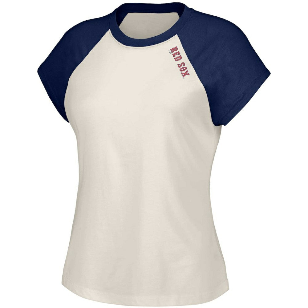 Boston Red Sox Lusso Women's Nikki Raglan T-Shirt Lifestyle