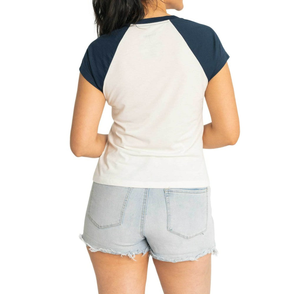Boston Red Sox Lusso Women's Nikki Raglan T-Shirt Lifestyle