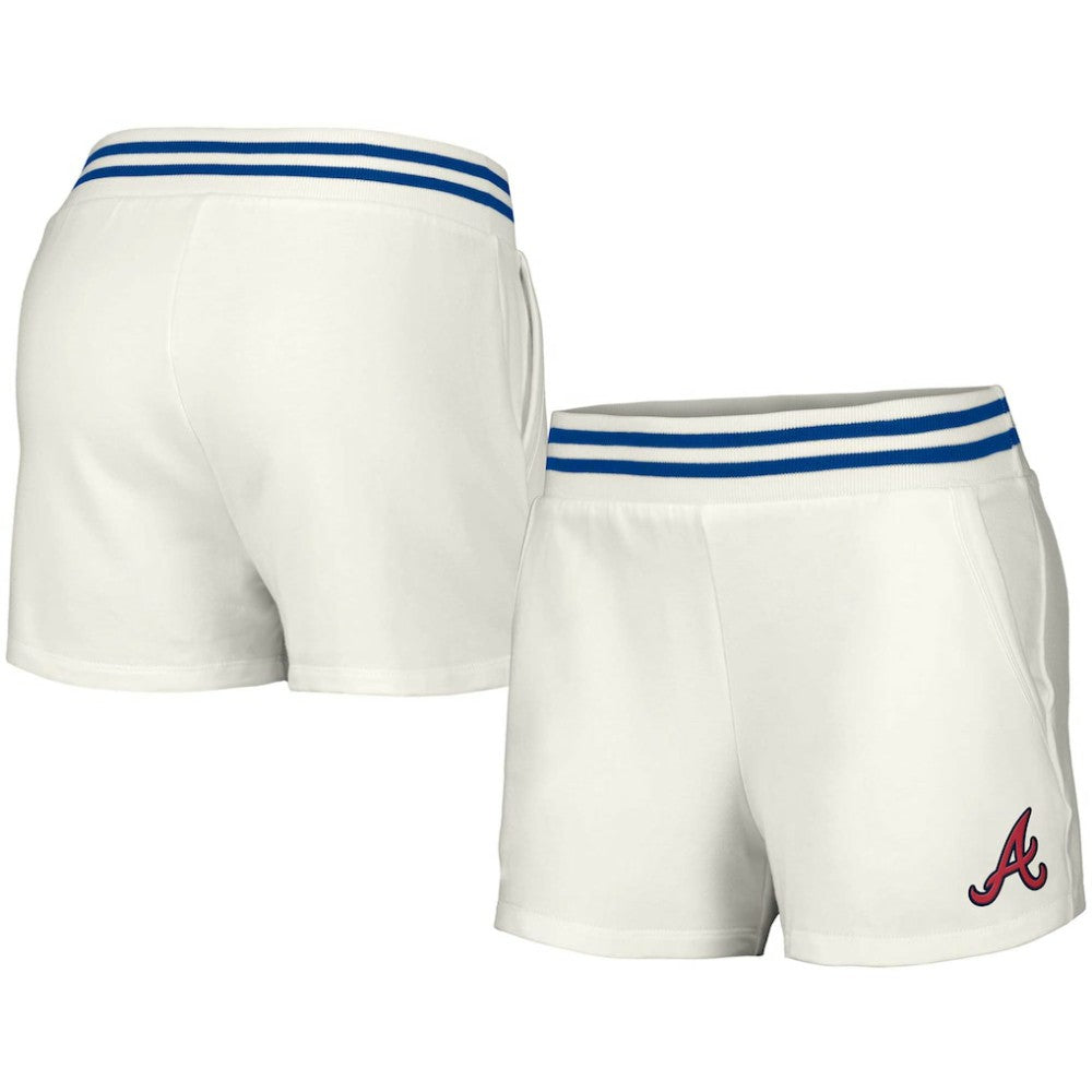 Atlanta Braves Lusso Women's Maeg Tri-Blend Pocket Shorts Sale