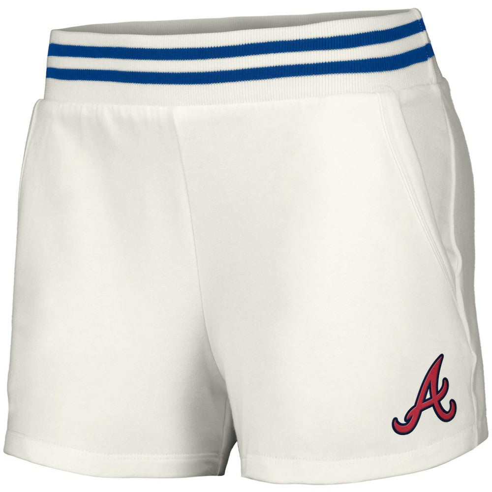 Atlanta Braves Lusso Women's Maeg Tri-Blend Pocket Shorts Sale