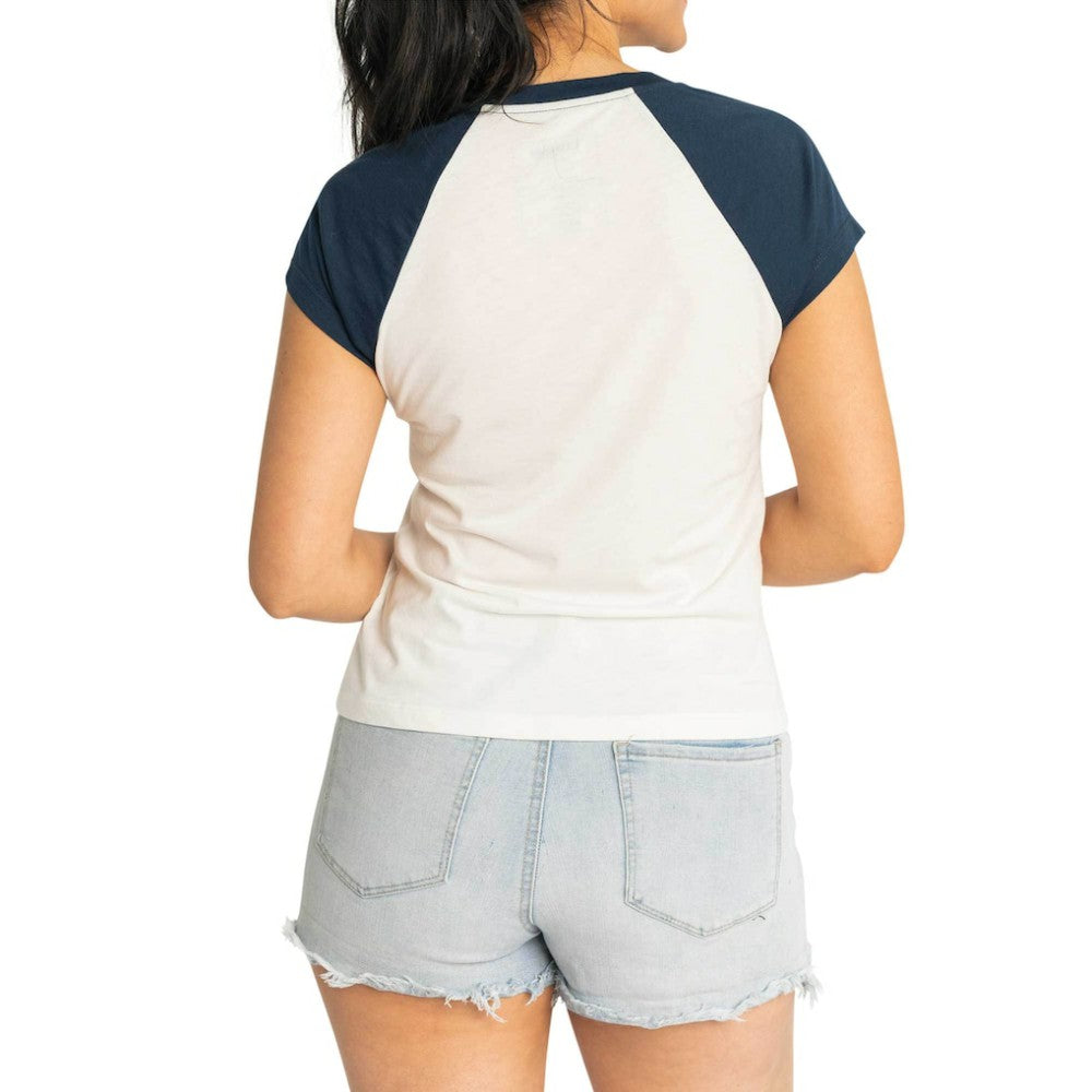 Atlanta Braves Lusso Women's Nikki Raglan T-Shirt Online