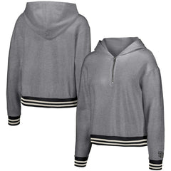 San Diego Padres Lusso Women's Magnolia Tri-Blend Quarter-Zip Hoodie Clearance