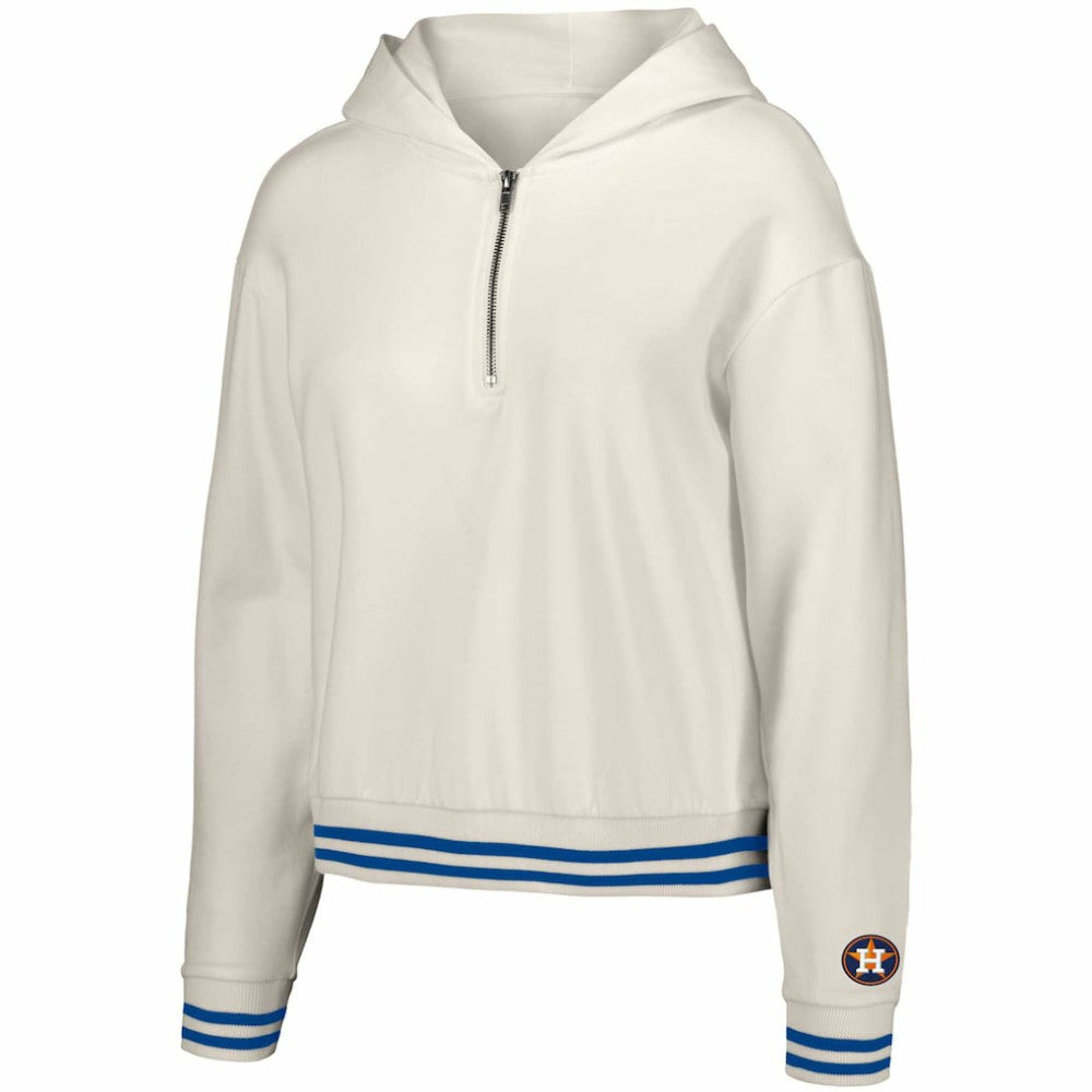 Houston Astros Lusso Women's Magnolia Tri-Blend Quarter-Zip Hoodie Sale