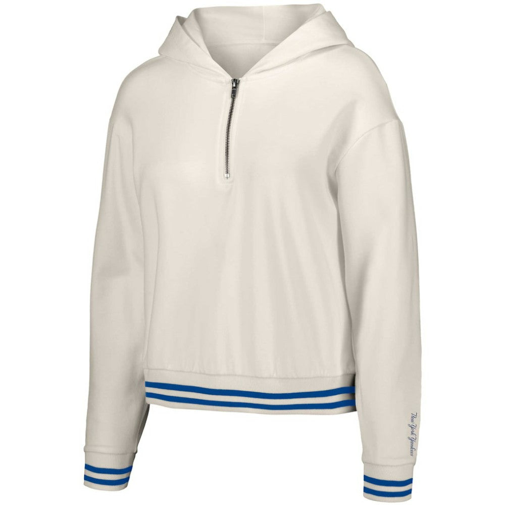 New York Yankees Lusso Women's Magnolia Tri-Blend Quarter-Zip Hoodie Online