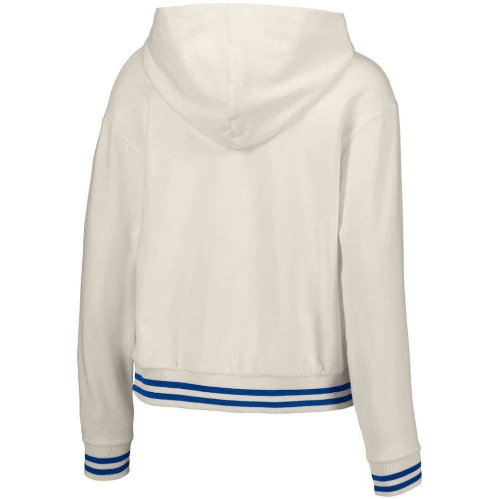 Boston Red Sox Lusso Women's Magnolia Tri-Blend Quarter-Zip Hoodie Lifestyle